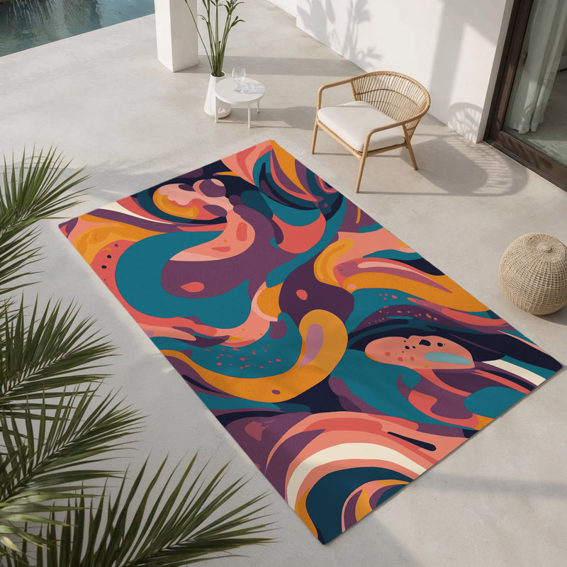 Tapis intérieur et extérieur Luminous, Rectangle 1 pi 6 po x 2 pi 6 po