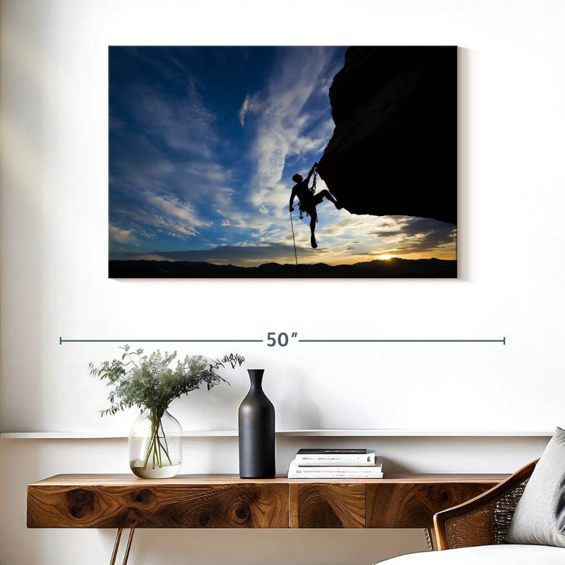 Sireci Keep Climbing, 26" H x 39" W
