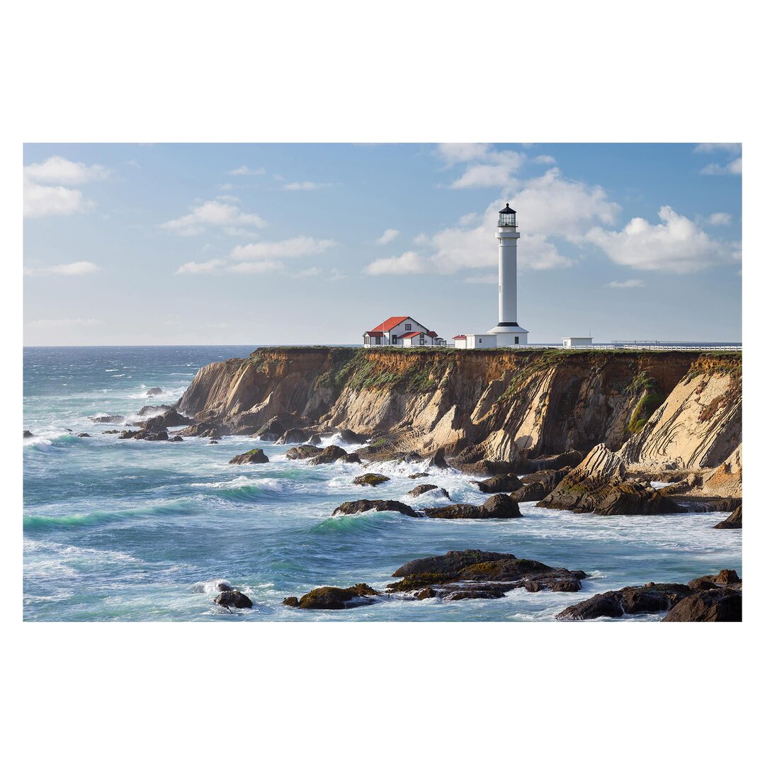 Strukturierte Tapete Point Arena Lighthouse, California 2,25 m x 336 cm