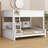 Bunk Bed With Storage Cabinets And USB Ports-1109106061-1109106060