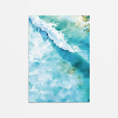 Imprimé roulant Ocean Veins Aérien II