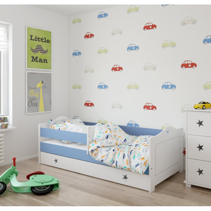 Simpson Cabin Bed, 80 x 180 cm, With Drawer, Blue