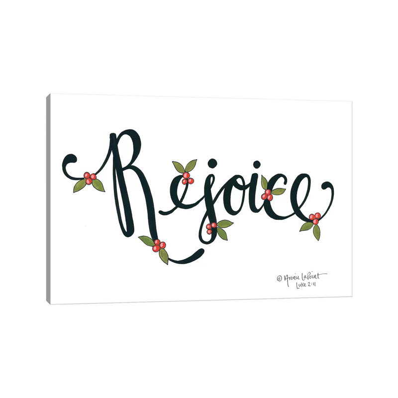 Rejoice With Berries by Annie LaPoint - Wrapped Canvas Gallery-Wrapped Canvas Giclée, 66.04 cm H x 45.72 cm W x 1.91 cm D