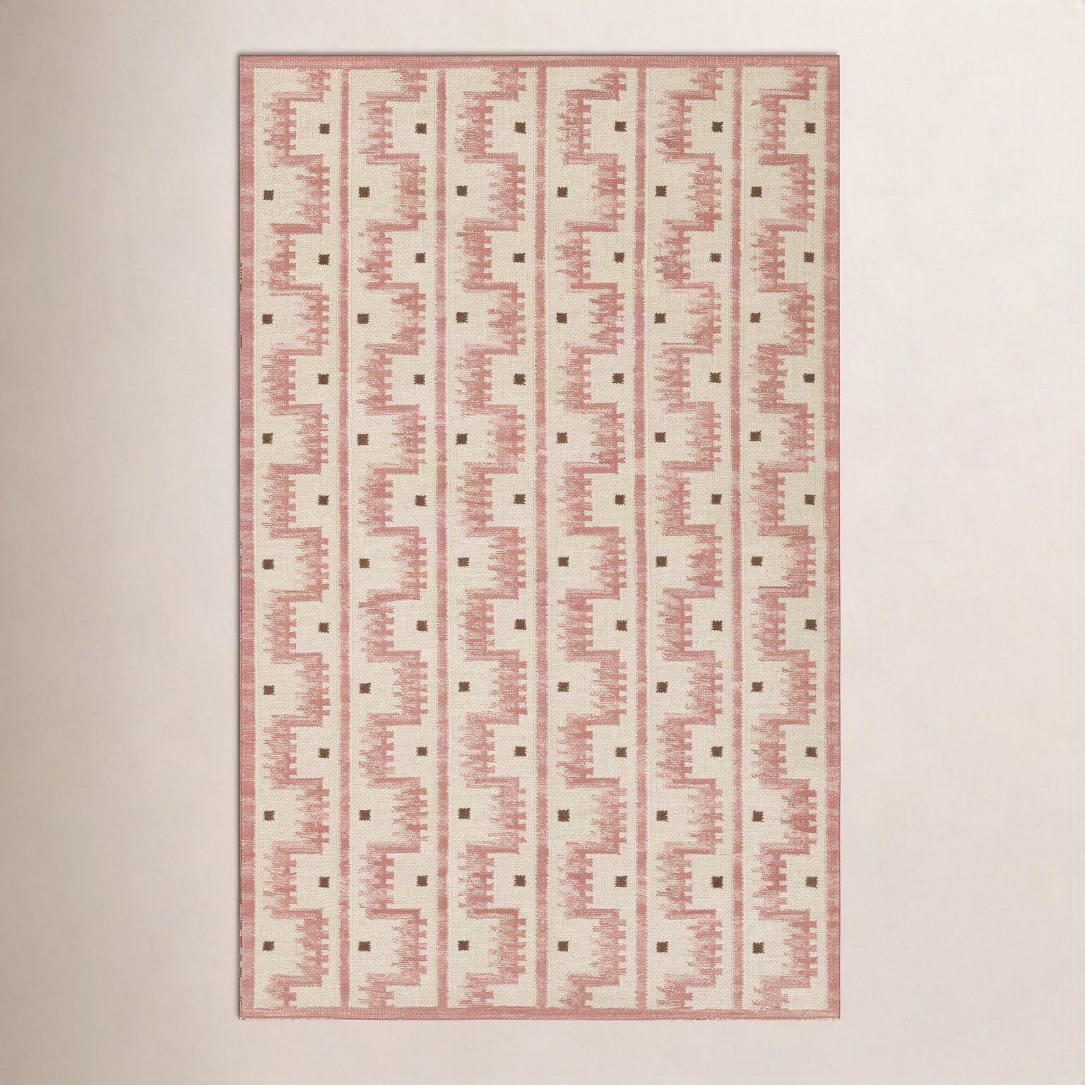 Freya Hand-Woven Geometric Wool Rug, Rectangle 9' x 12'