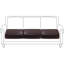 Housses de coussin en cuir PU brun - Housses extensibles 3 pièces imperméables pour canapé, causeuse ou fauteuil de camping-car