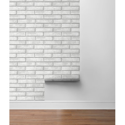 Peel & Stick Vinyl Brick Wallpaper Roll