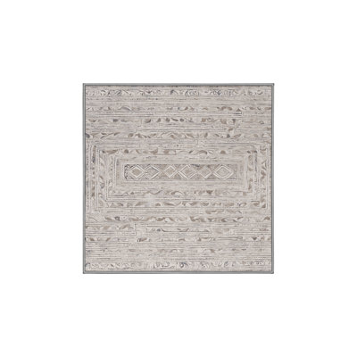 Tapis gris lavable à la machine