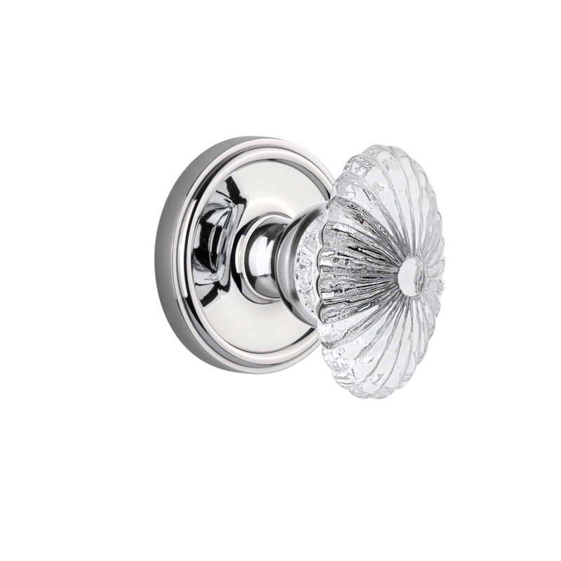 Poignée de porte Grandeur Georgetown, 2-3/4", Chrome brillant