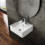 Claire 15" Compact Ceramic Wall Hung Sink in White SM-WS319