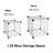 16-cube Organizer Cube Storage Storage Shelves Wire Cube Storage Origami Shelves Metal Grid Multifunction Shelving Unit Modular Cubbies Organizer Bookcase