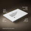 Memoirs® Stately Pedestal/Console Table Bathroom Sink Basin with Single Faucet-hole Drilling-10939846-19195565