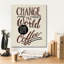 Art mural sur toile Trinx «Bad Coffee 2 No Pink» par Janelle Penner-486183515
