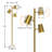 Crevan 62" Modern Metal And Marble Tree Floor Lamp For Living Room/Bedroom-1425435535