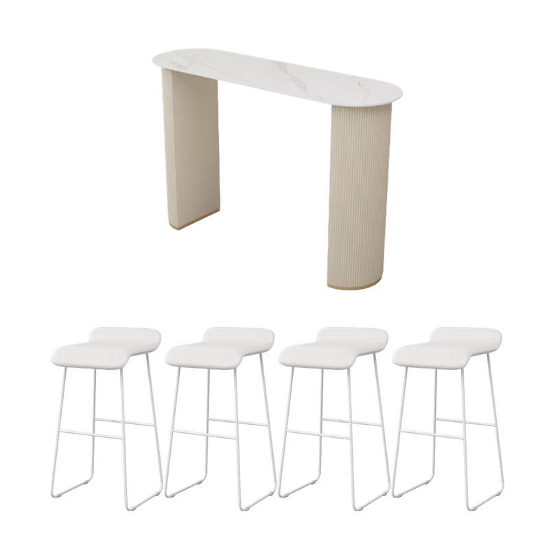 Hackworth, H 41,3 po x L 70,8 po x l 19,6 po, Blanc, Beige