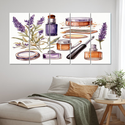 Lavande Eco - maquillage et articles de toilette naturels - 5 panneaux égaux