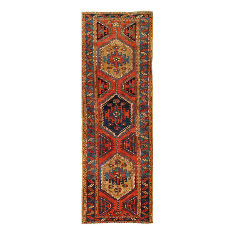 Oriental Area Rug in Rust