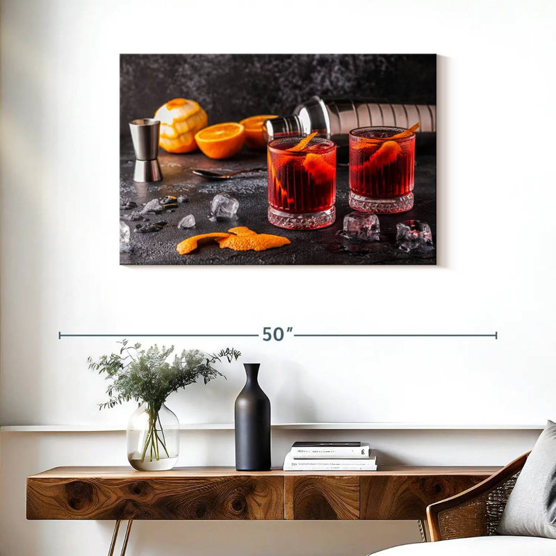 Yarlin Negroni pour deux, H 24 po x l 36 po