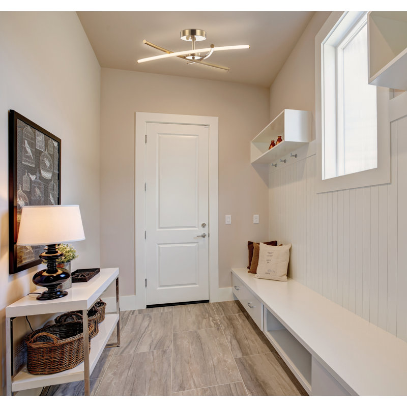 Geocron LED Flush Mount, Gold
