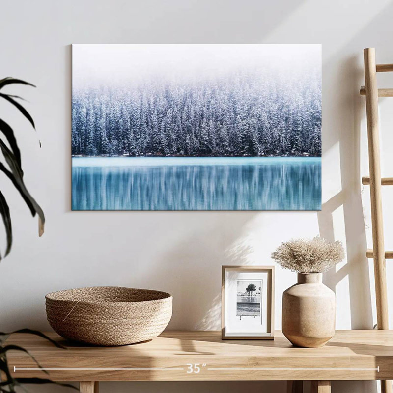 Alvord Lake Louise en hiver, H 16 po x l 24 po