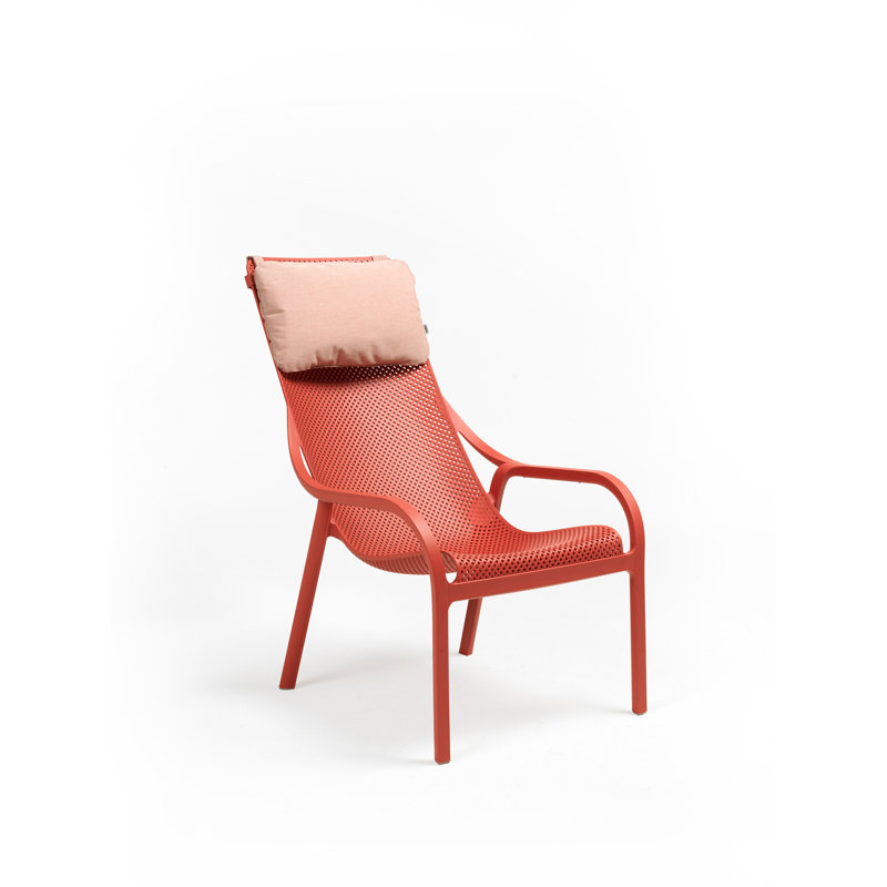Net Outdoor Lounge Chair, Coral