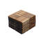 30 carreaux de terrasse imbriqués à carreaux, plancher en bois franc d'acacia jaune carré 12 po x 12 po pour patio, banc, bord de piscine, ...-116657564