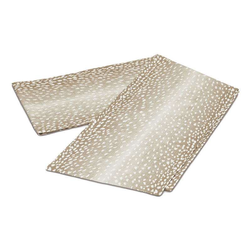 Tinsel Animal Frint Linen Table Runner