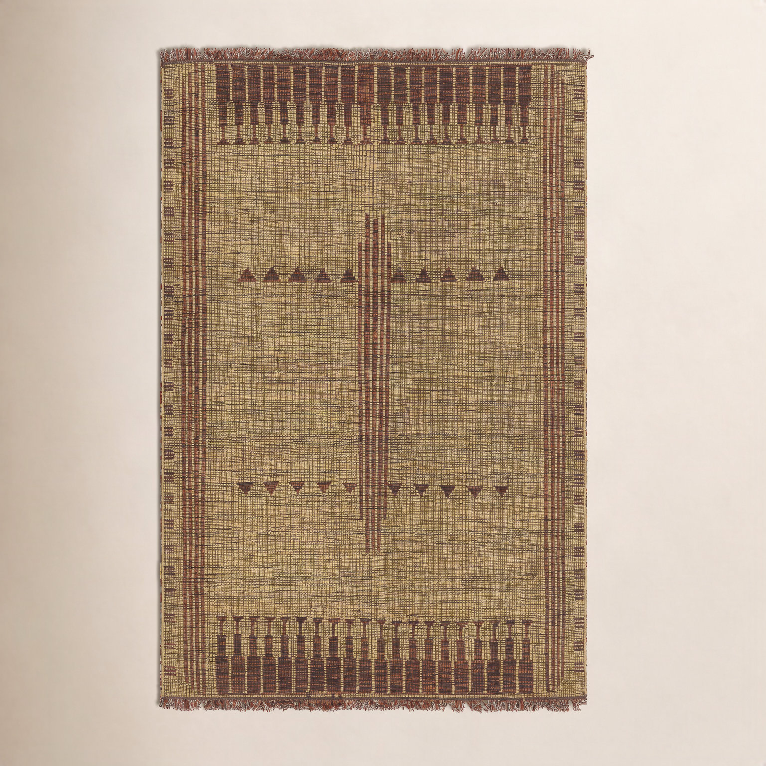 Alfi Hand-Woven Oriental Jute Rug, Rectangle 10' x 14'