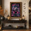 Art gothique sur toile, "Goth Girl with Neon"-365041316