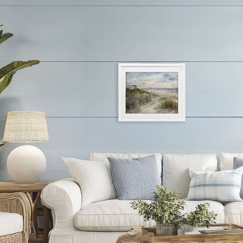 «Favorite Spot Beach View», reproduction encadrée sous verre, design par LSR Creative Studio, H 13 po x l 16 po