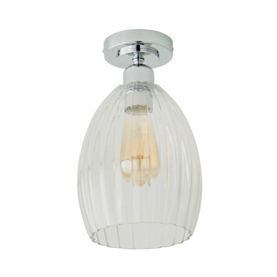 Glass Flush Mount
