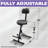 Liquid Stands Adjustable Backrest For Ls Ms1150 & Ms1092b – 1010–1220mm Height/depth, Spring Knob Adjustment, Built-in Guitar Holder – Compatible Piano Bench Support By Liquid Stands