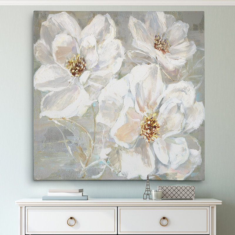 Tiska " Summer Solstice I ", 40" H x 40" W x 1.5" D, Wrapped Canvas