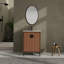 Ensemble de meuble-lavabo simple 24,02 po avec plateau en céramique Diomiro