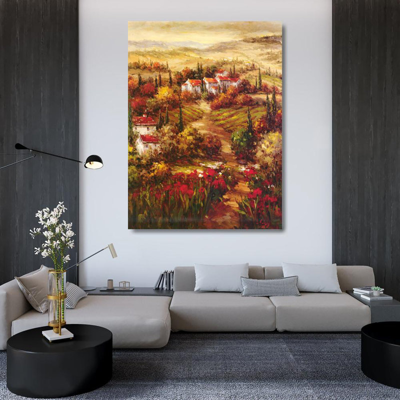 Tuscan Village, 48" H x 36" W