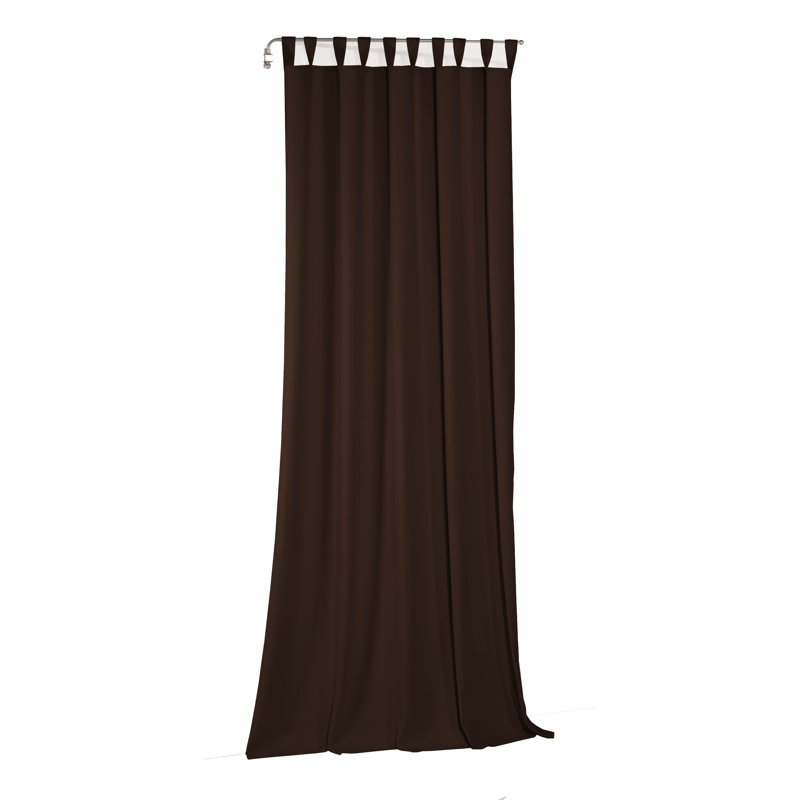 Curtain Panel Panel, Width 132 x Drop 225, Brown