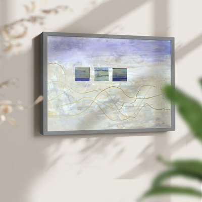 String Windows I -Framed Print - Restickable