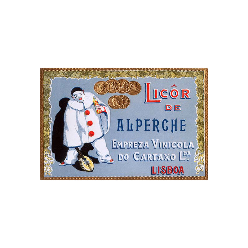 Licor de alperche-impression de publicités, H 24 po x l 36 po x P 1,5 po