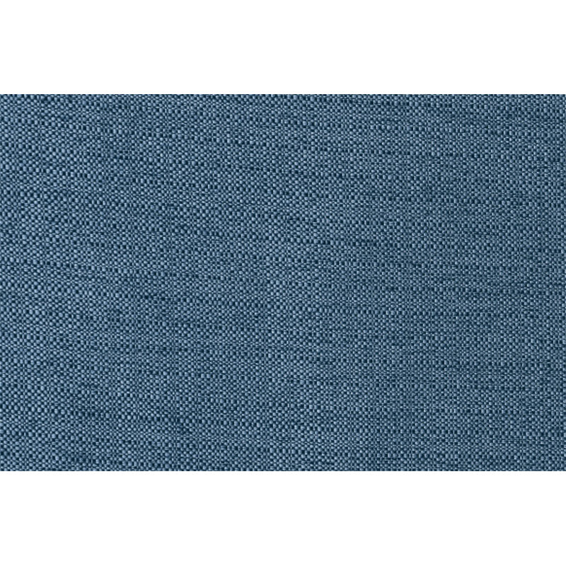Canapé modulaire réversible en polyfibre bleu capitonné, Orienté à gauche (vu de face), Tissu bleu