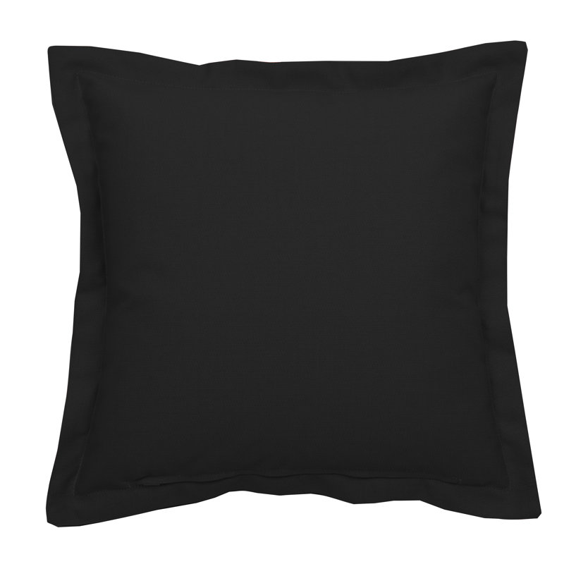 Linen Snow Indoor/Outdoor Lumbar Pillow, Midnight