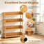 Book Display Bookcase with Solid Wood Posts-2108817190