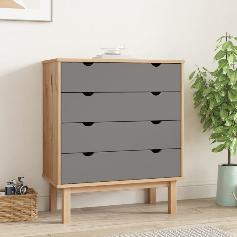 Javarous Accent Chest, Brown and Gray