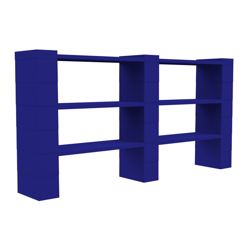 EverBlock 3 Level Double Shelving Kit, Blue