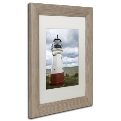 « vermillion ohio phare », reproduction de photo sur toile