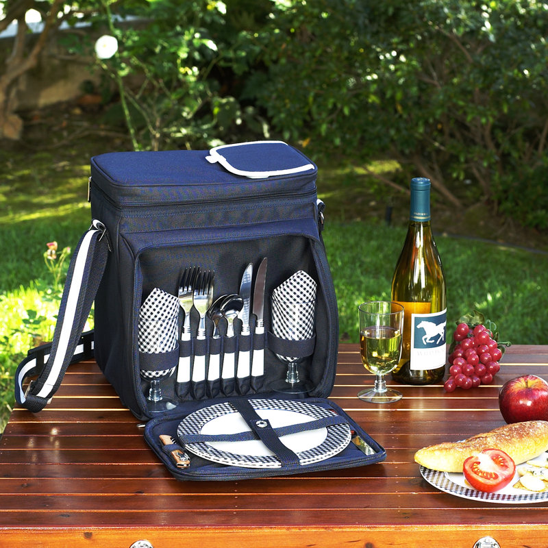 Sac de fourre-tout pique-nique, service pour 2