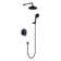 Retro Wall Mount 2 Function Rainfall Shower System with 3 Setting Handheld, Rough-In Valve and Diverter
