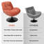Upholstered Swivel Accent Chair-918650876