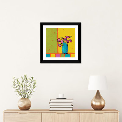 «Turquoise Vase», reproduction d'art sur toile