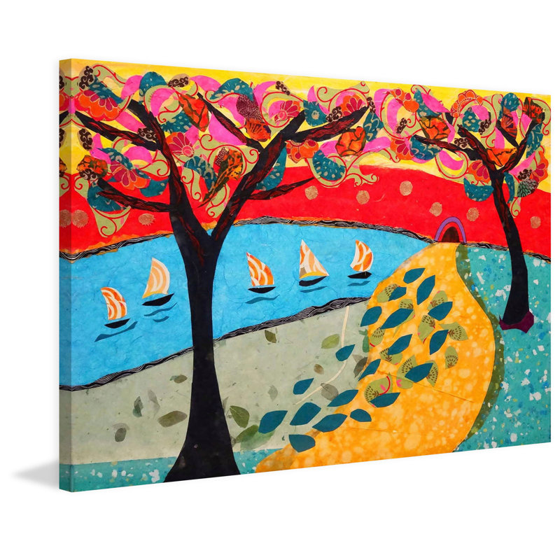 « idyllic series 1 » par lisa me, reproduction d’art sur toile tendue, 20 po x 30 p