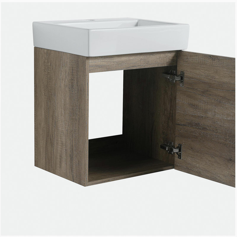 Meuble-lavabo 18 po avec comptoir, petit meuble-lavabo et lavabo