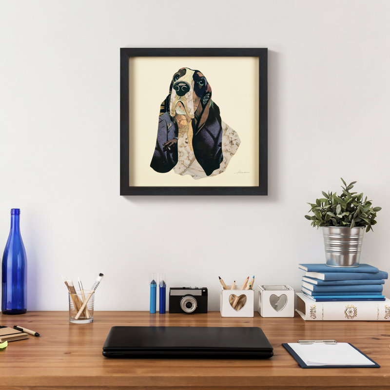 " Basset Hound " by Alex Zeng